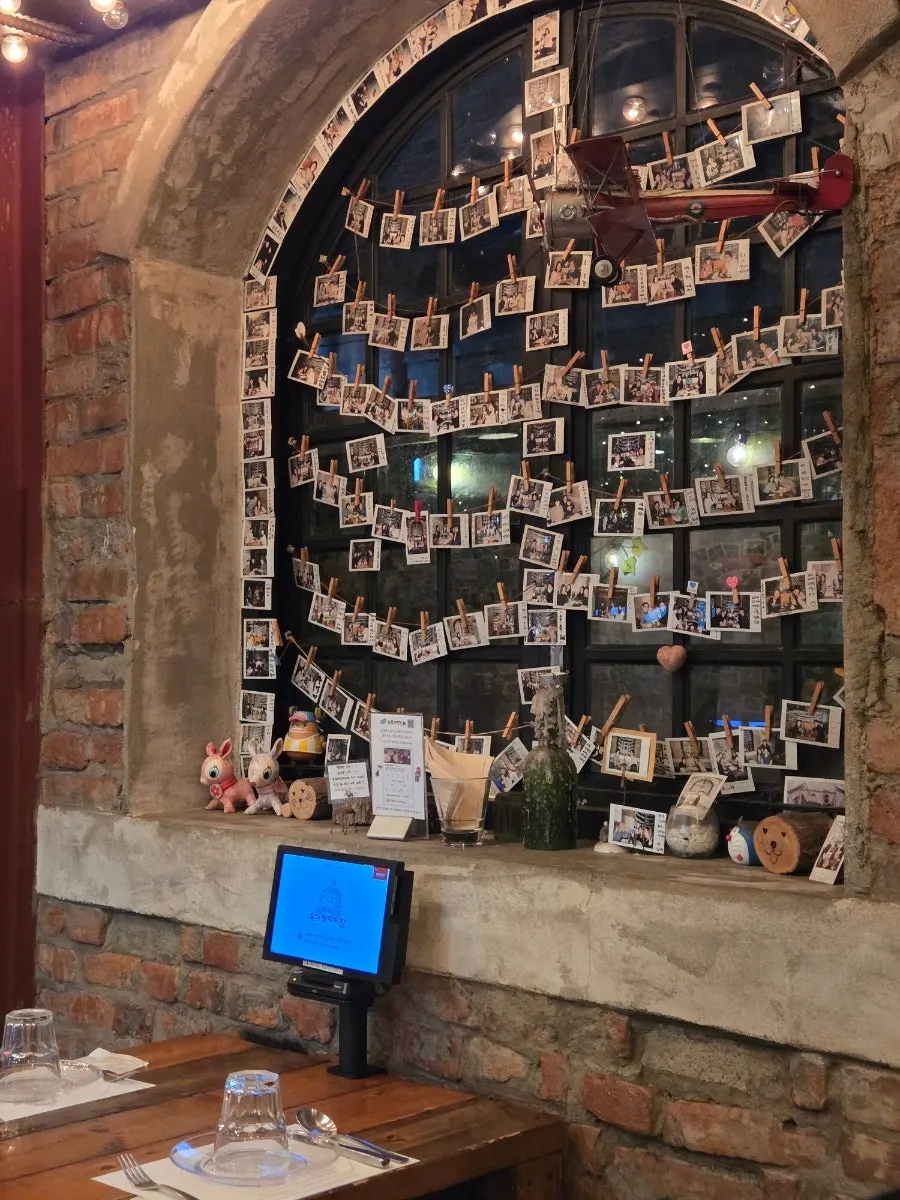 Cozy restaurant seating area