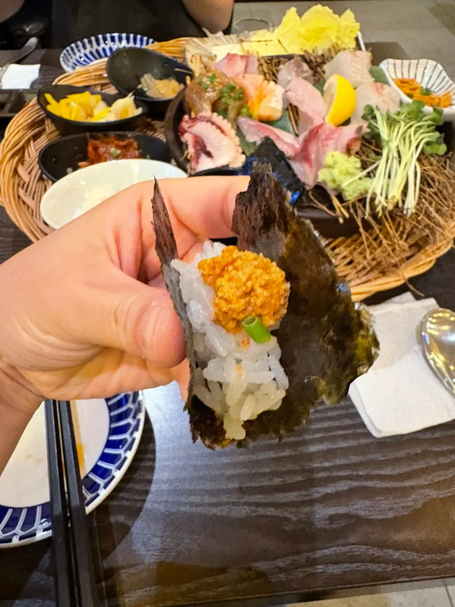 スシサカバ合井のアンキモの皿