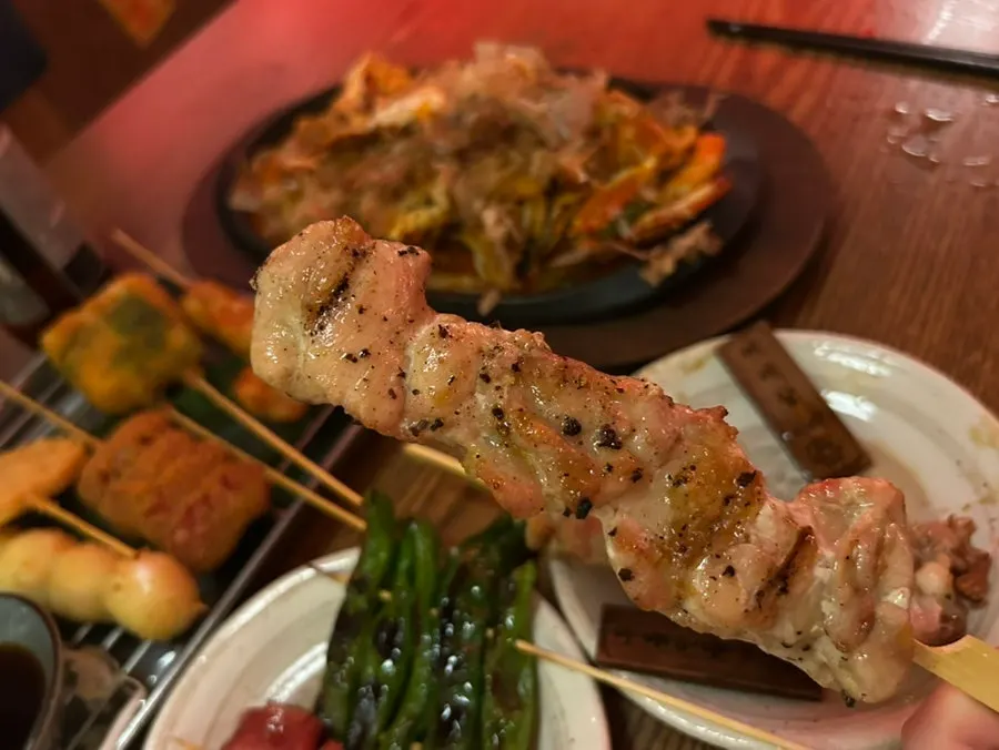 노릇하게 구운 꼬치