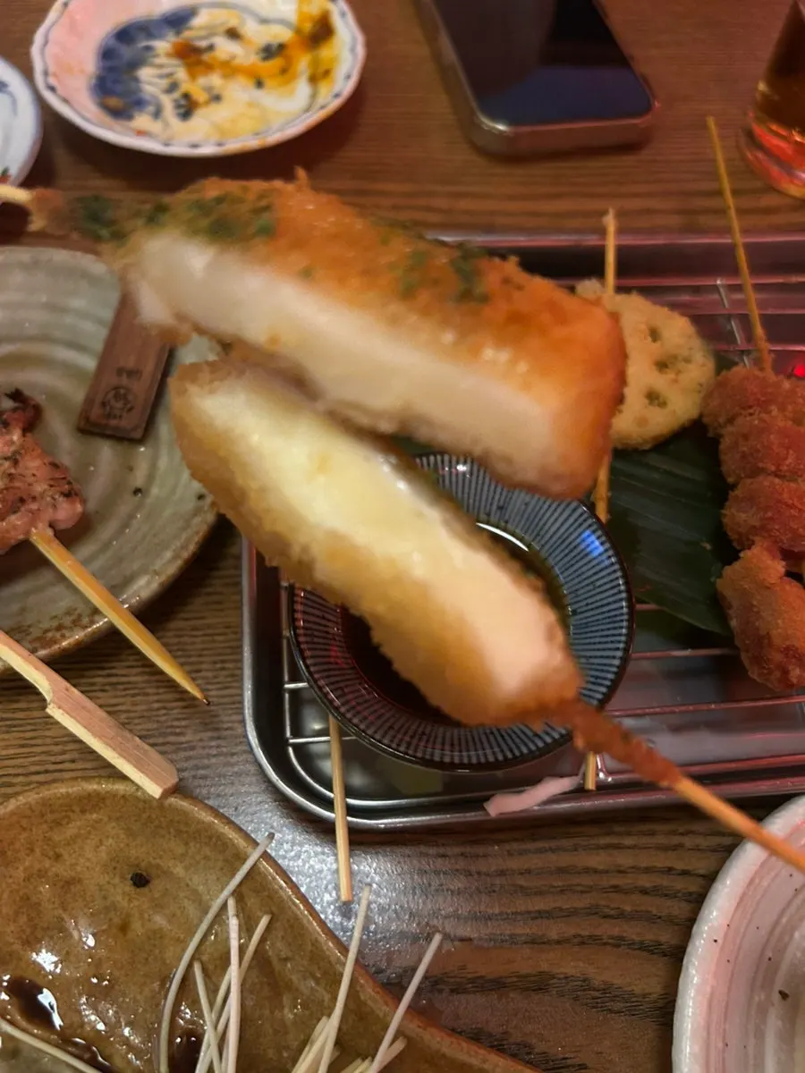 치즈가 들어간 꼬치