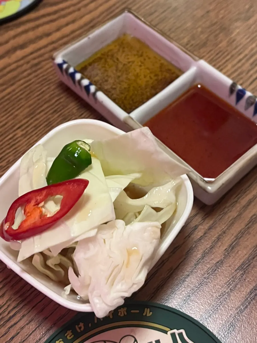 Information for the charcoal omakase Japanese pasta set