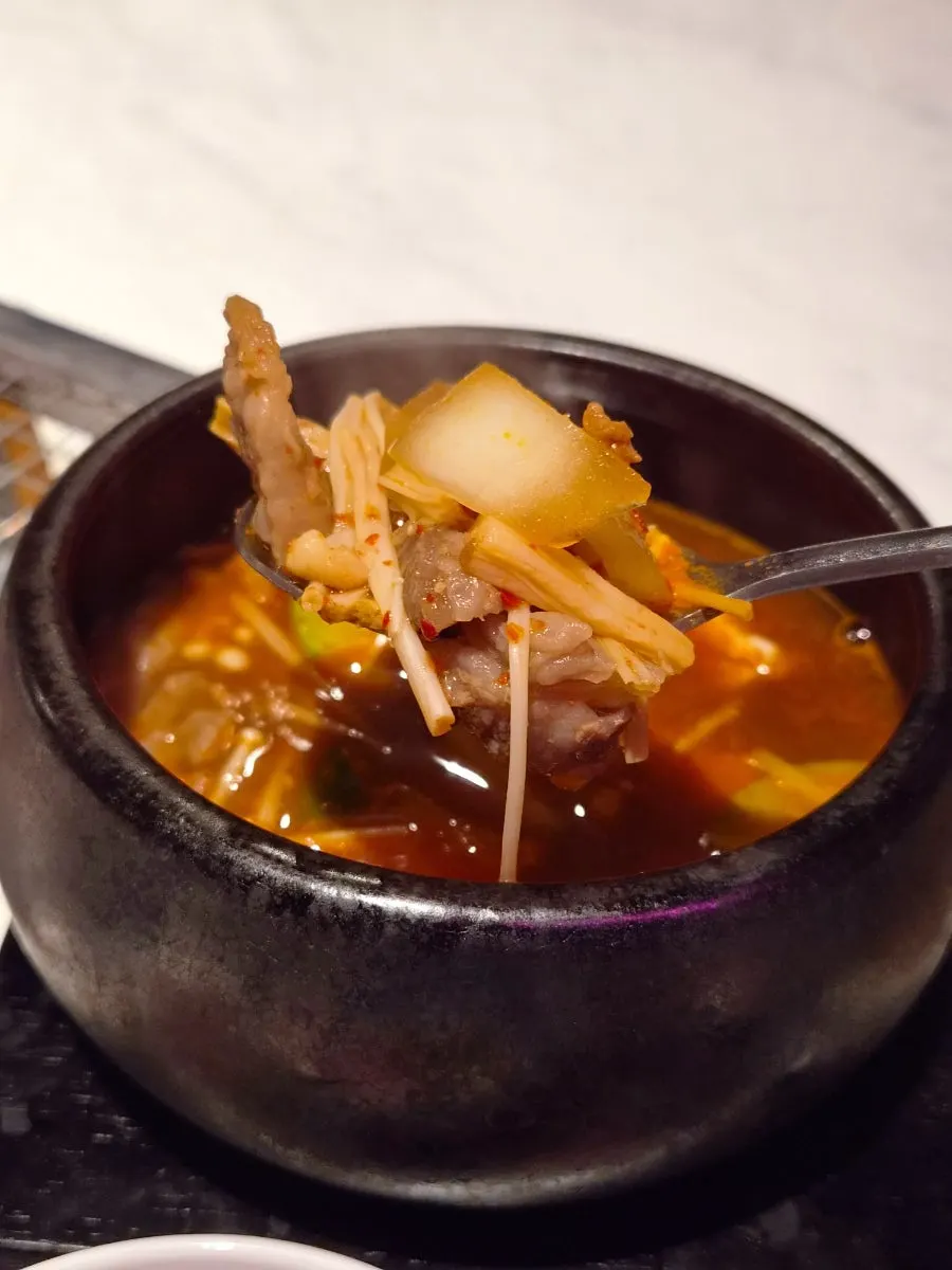 Savory-broth hanwoo doenjang stew