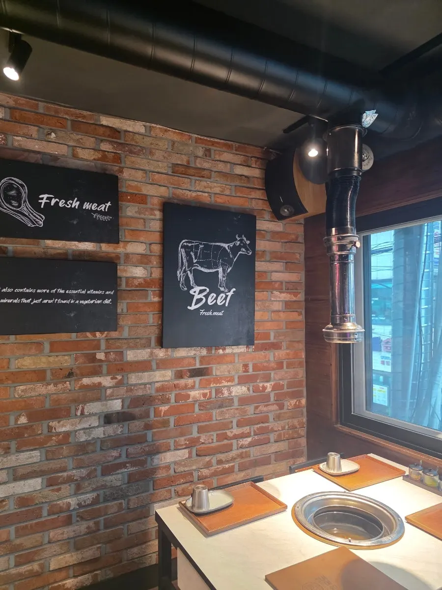 합정역 정육도 야장 풍경