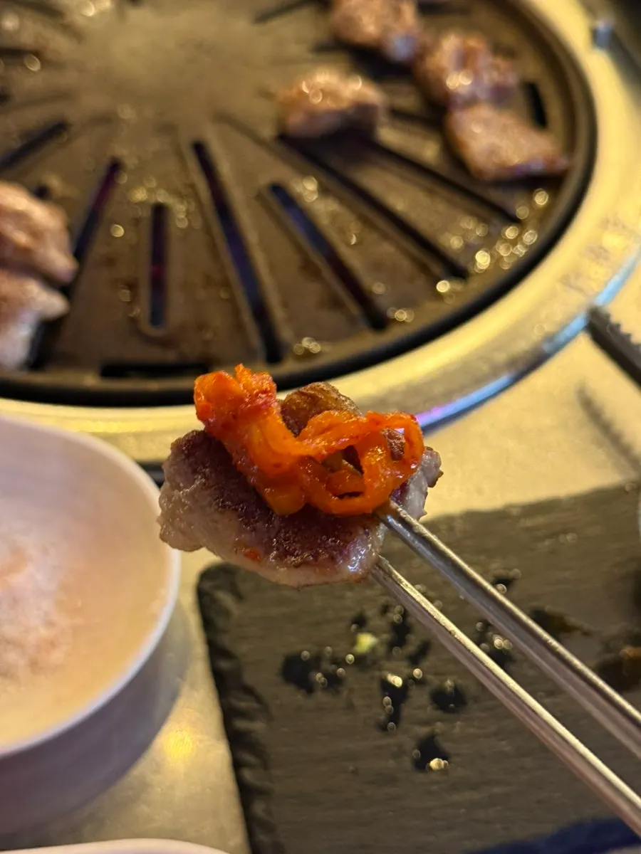 육즙이 살아있는 구운 항정살