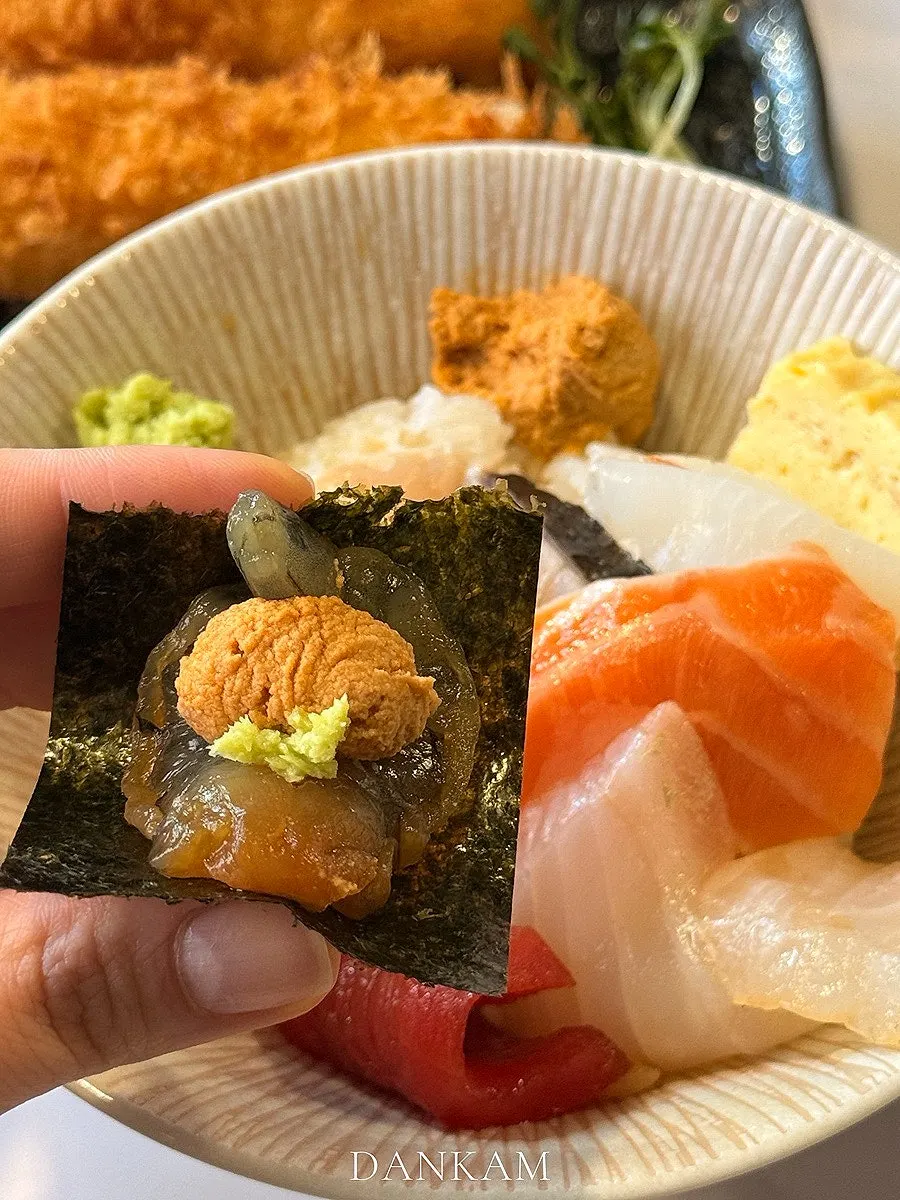 Extra halibut sashimi