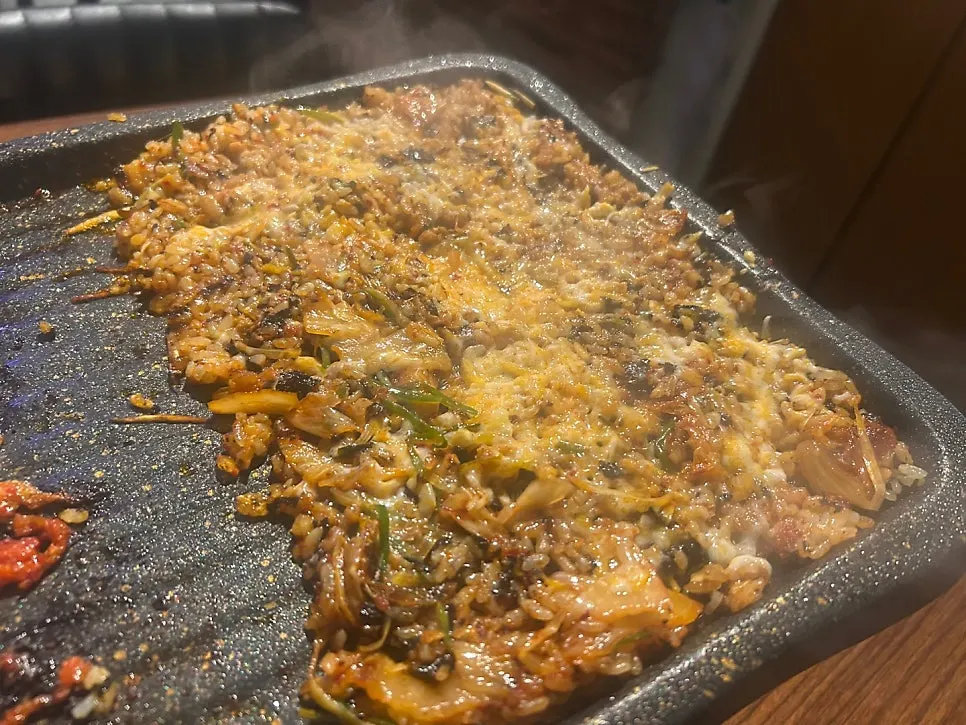 김치삼겹살 세트 음식 구성