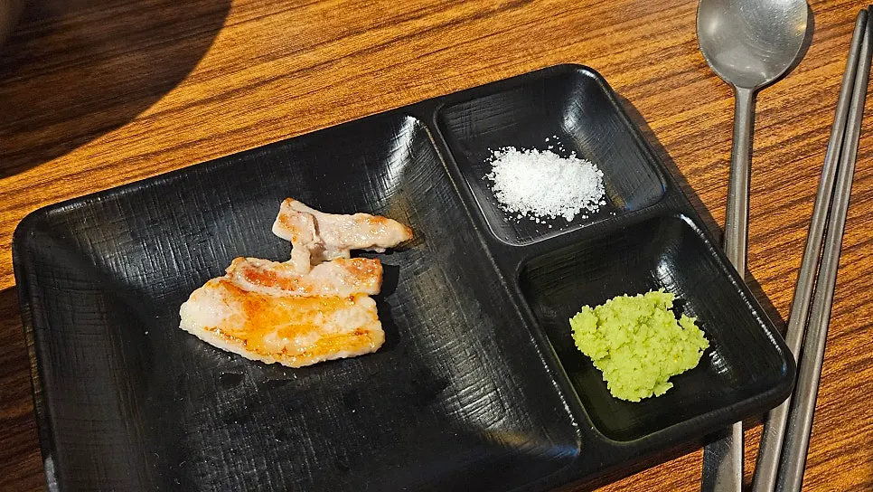 A bowl of doenjang sulbap, the finishing dish