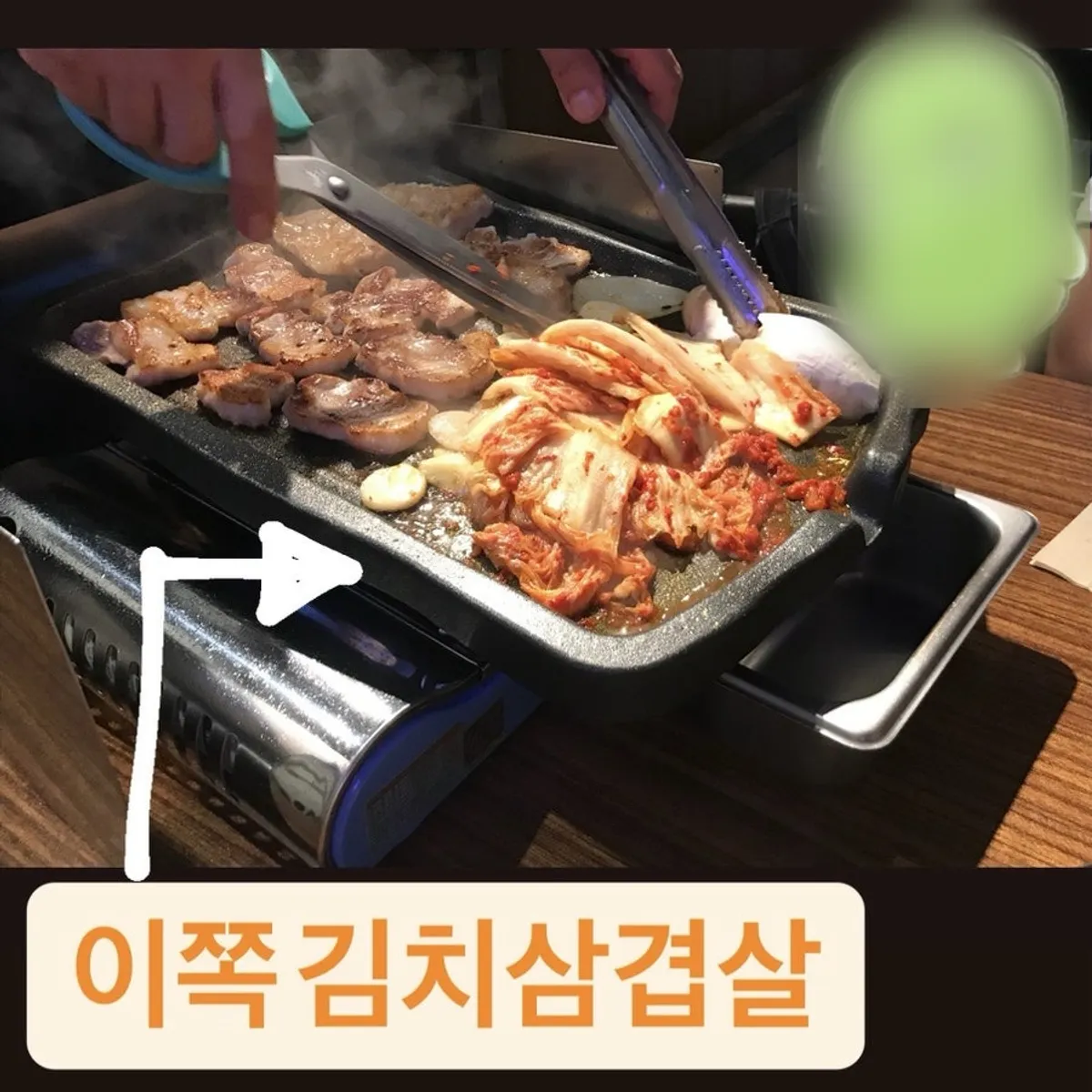 キムチサムギョプサルを食べ終えたあとの代表的な食卓