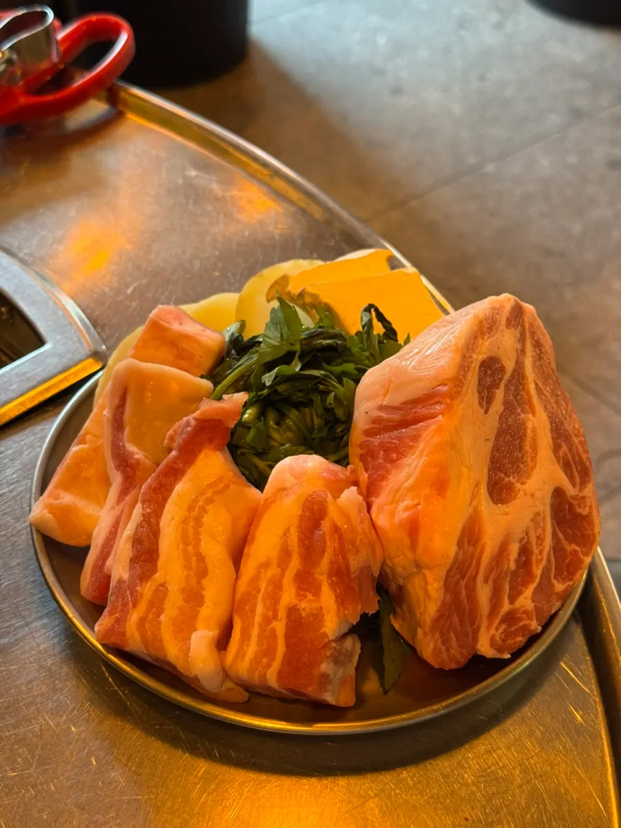Ganjang gejang served as a side dish