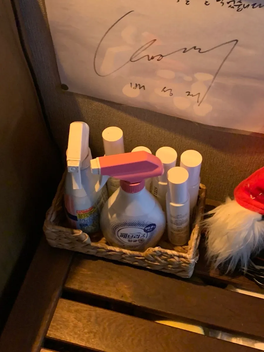 Febreze placed near the entrance