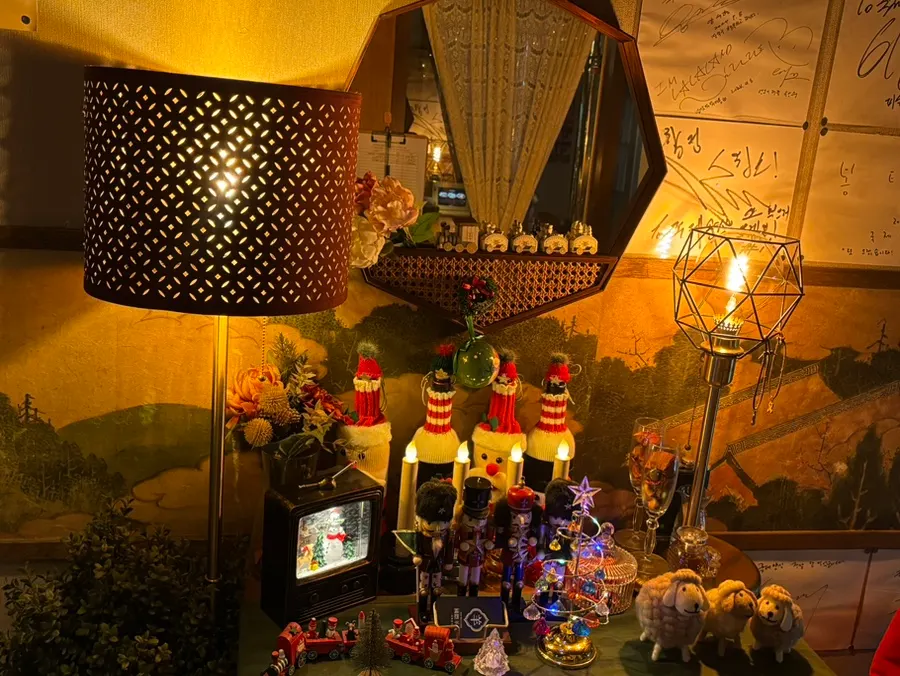 Interior of Gukjeyangsik with soft lighting
