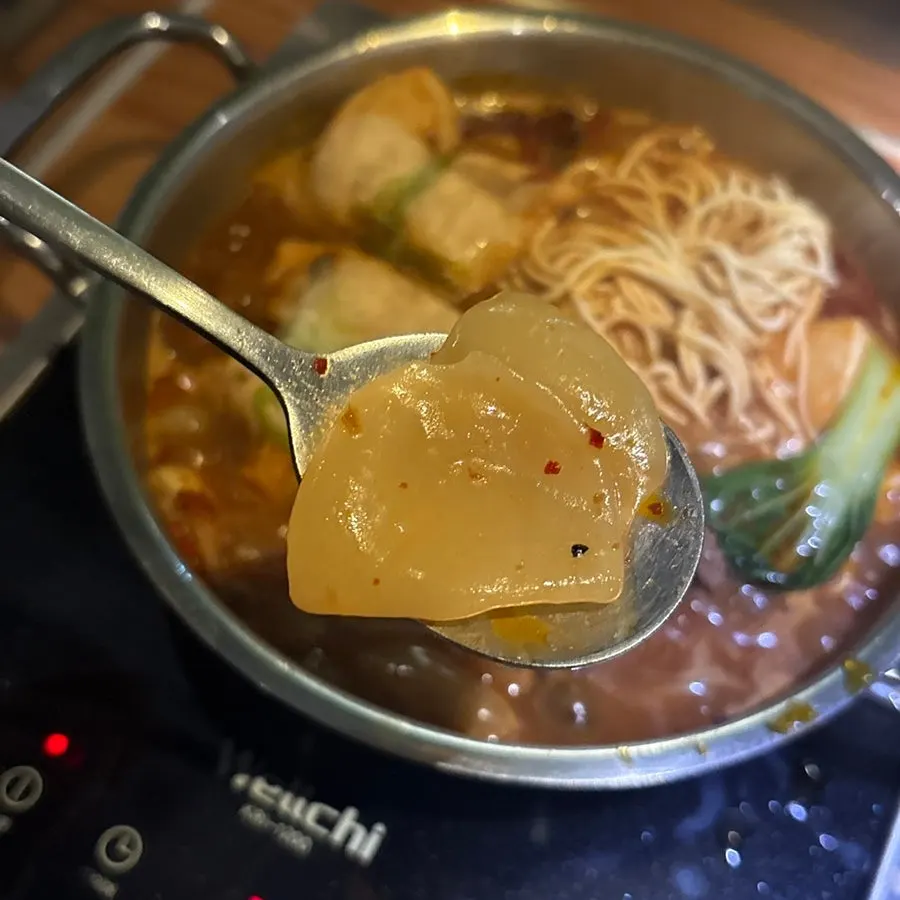 Spicy mala broth solo shabu-shabu