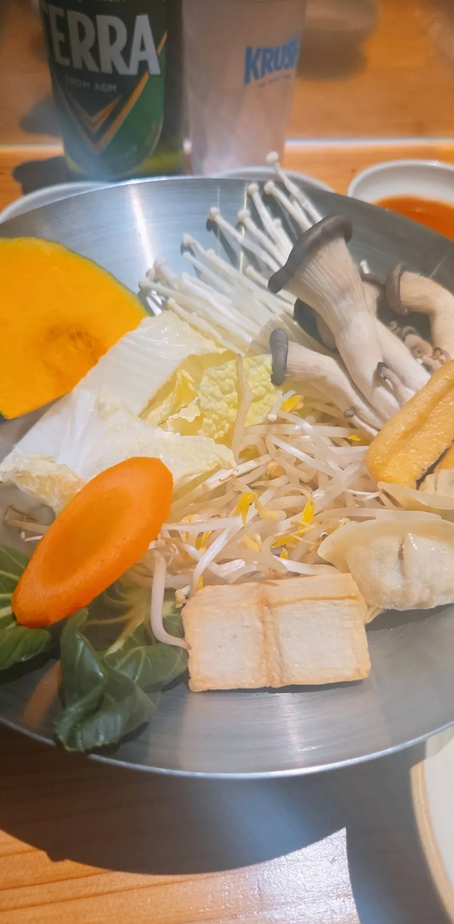 샤브샤브 칼국수 마무리