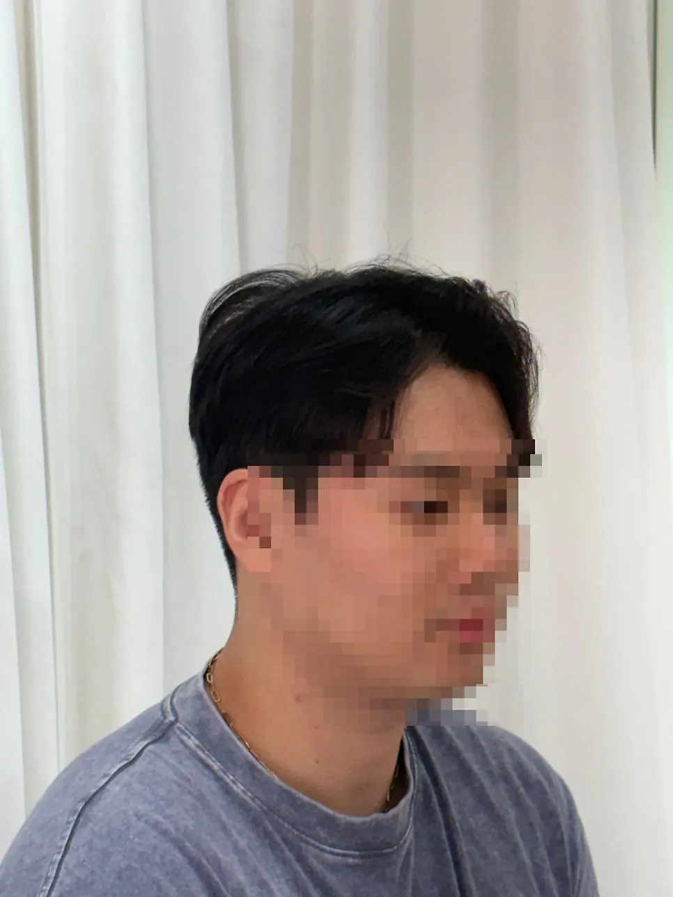 Men’s haircut style after the consultation