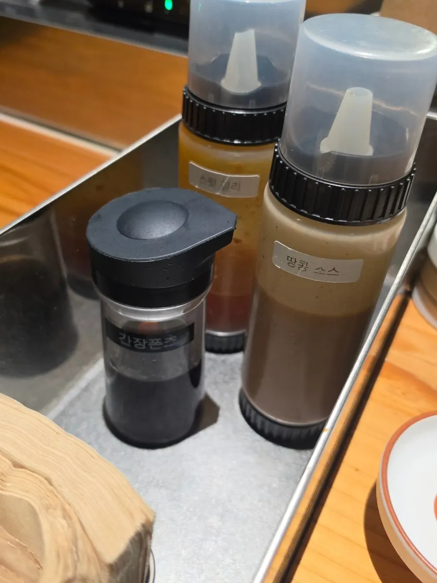 Clear broth shabu-shabu in an individual pot