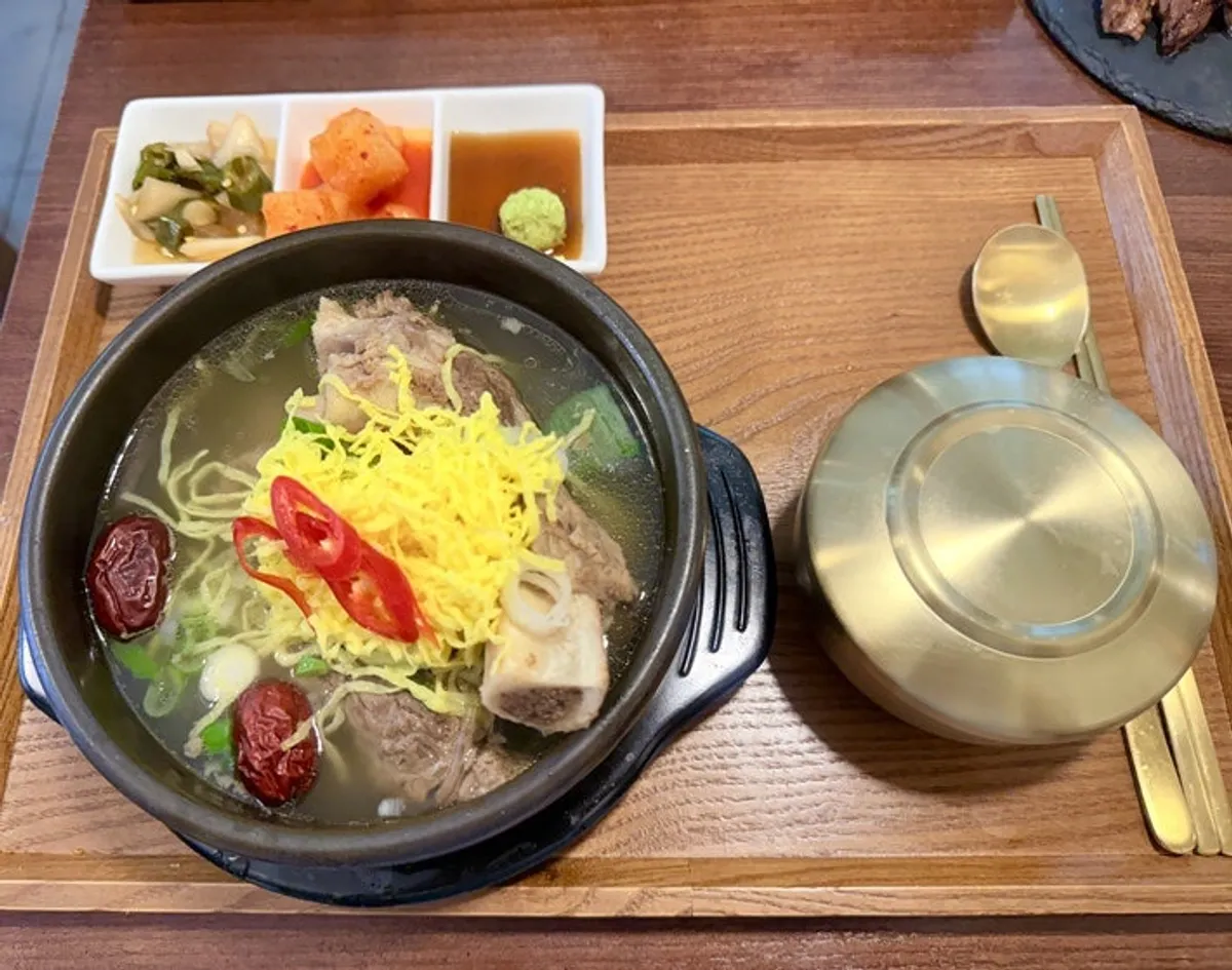 Ok Galbitang with large short ribs