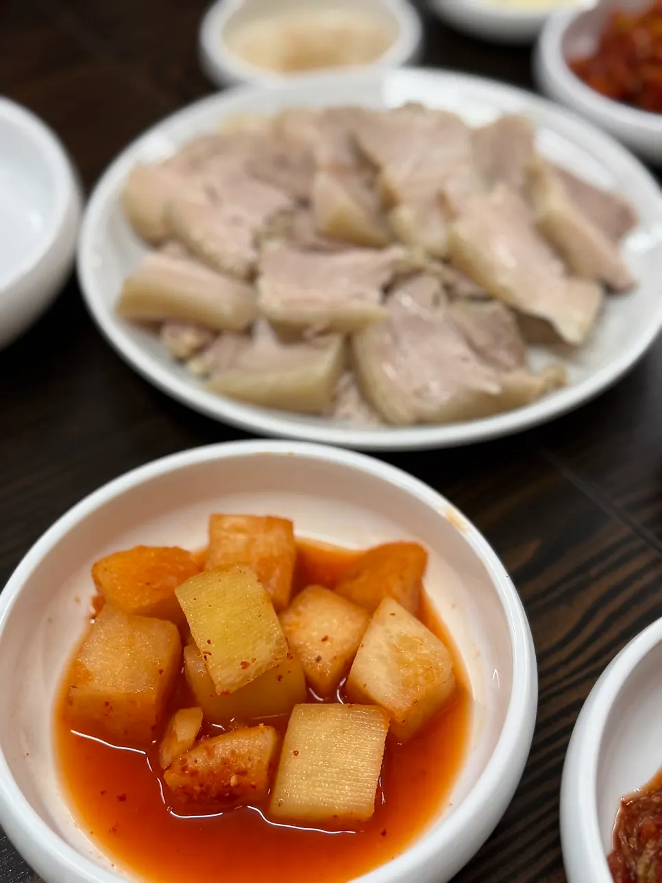 아삭한 겉절이 김치 반찬