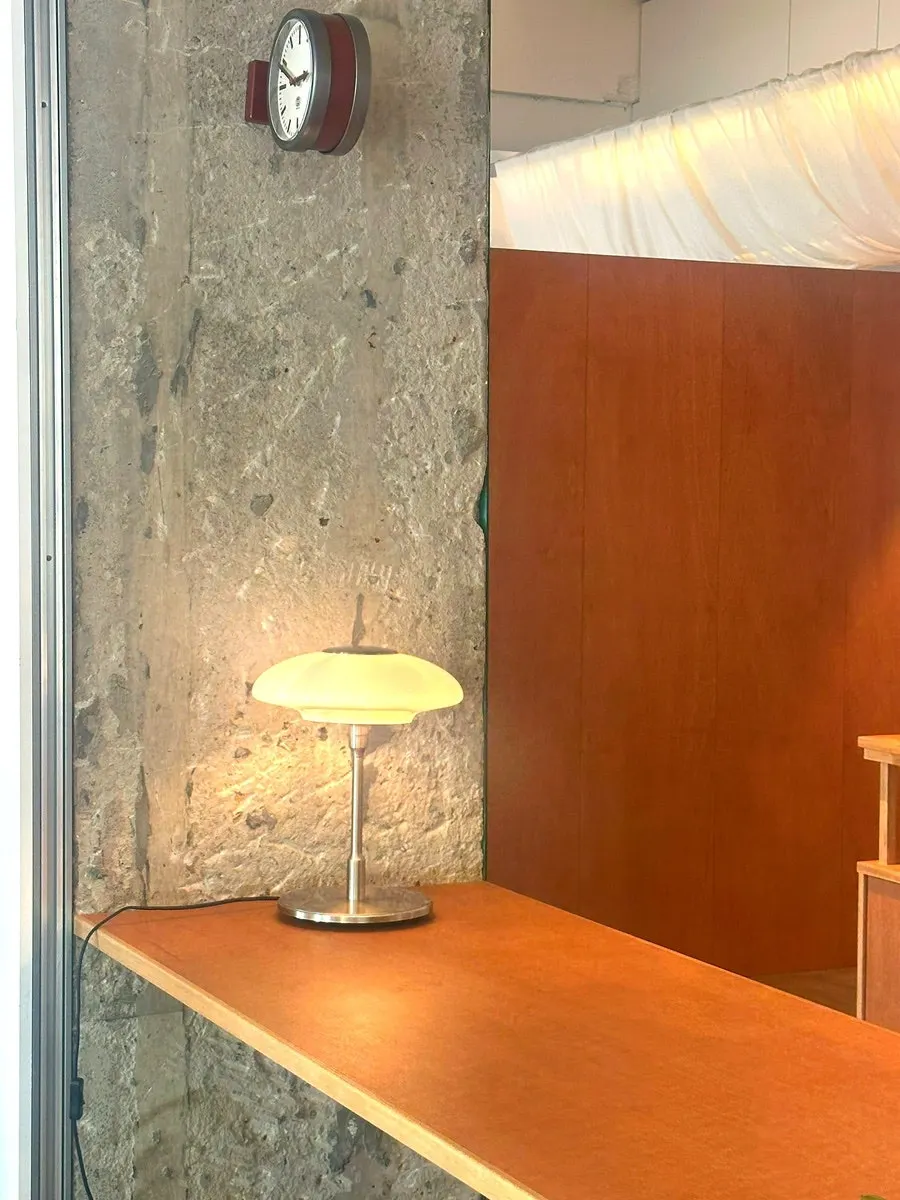 Wide view of the interior space at Petrico