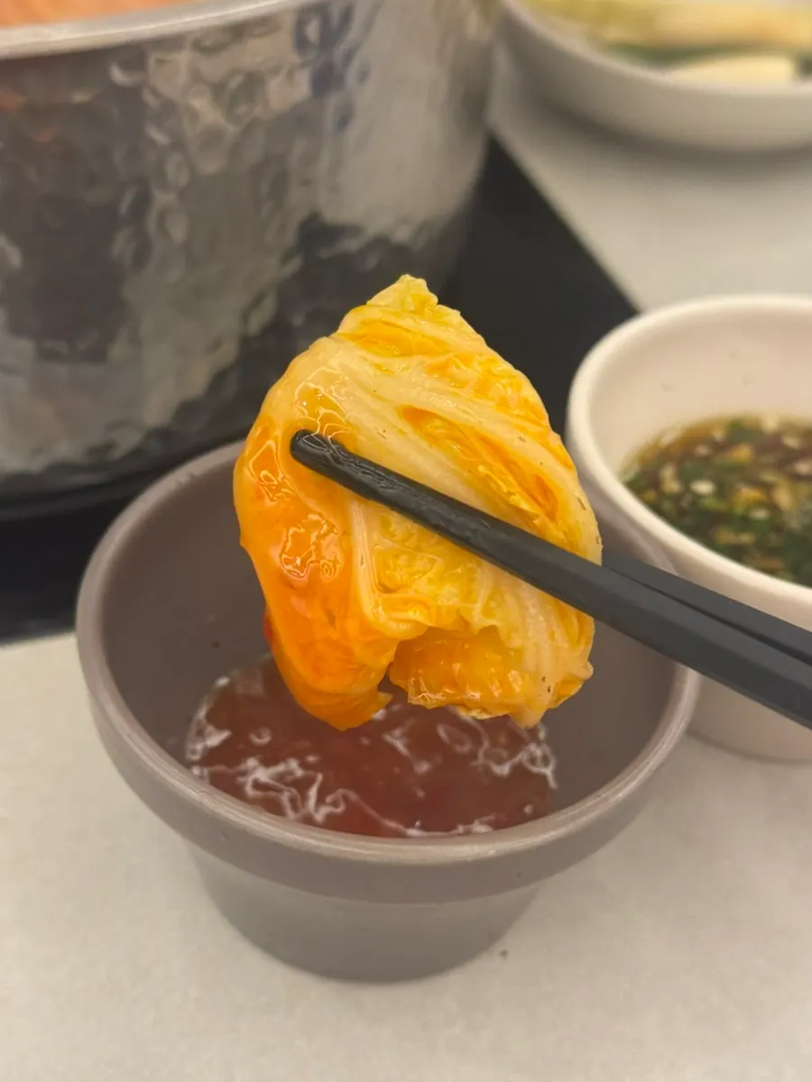A generous black pork neck shabu meal