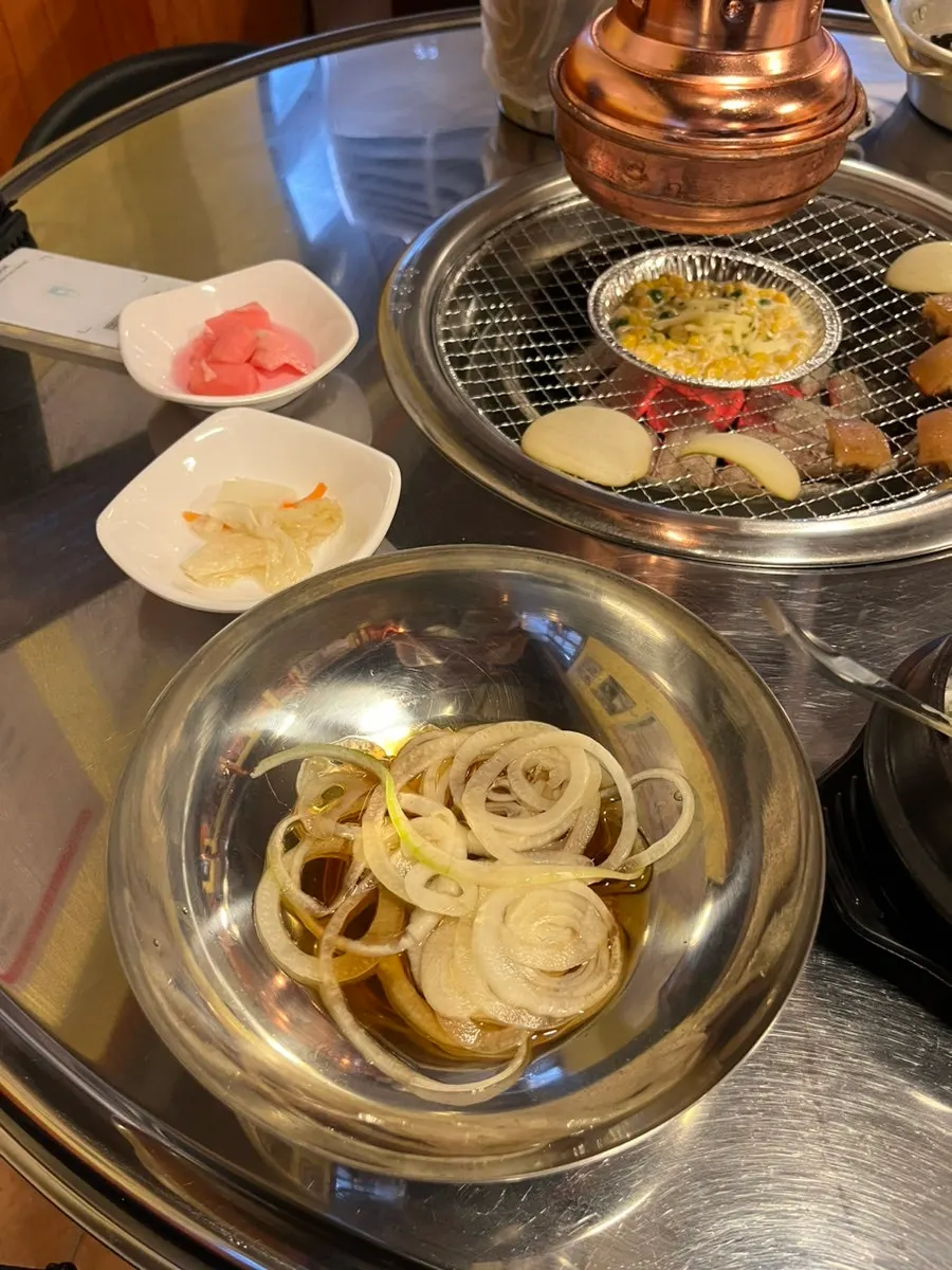 Ingredients for the choerutan rice ball before mixing
