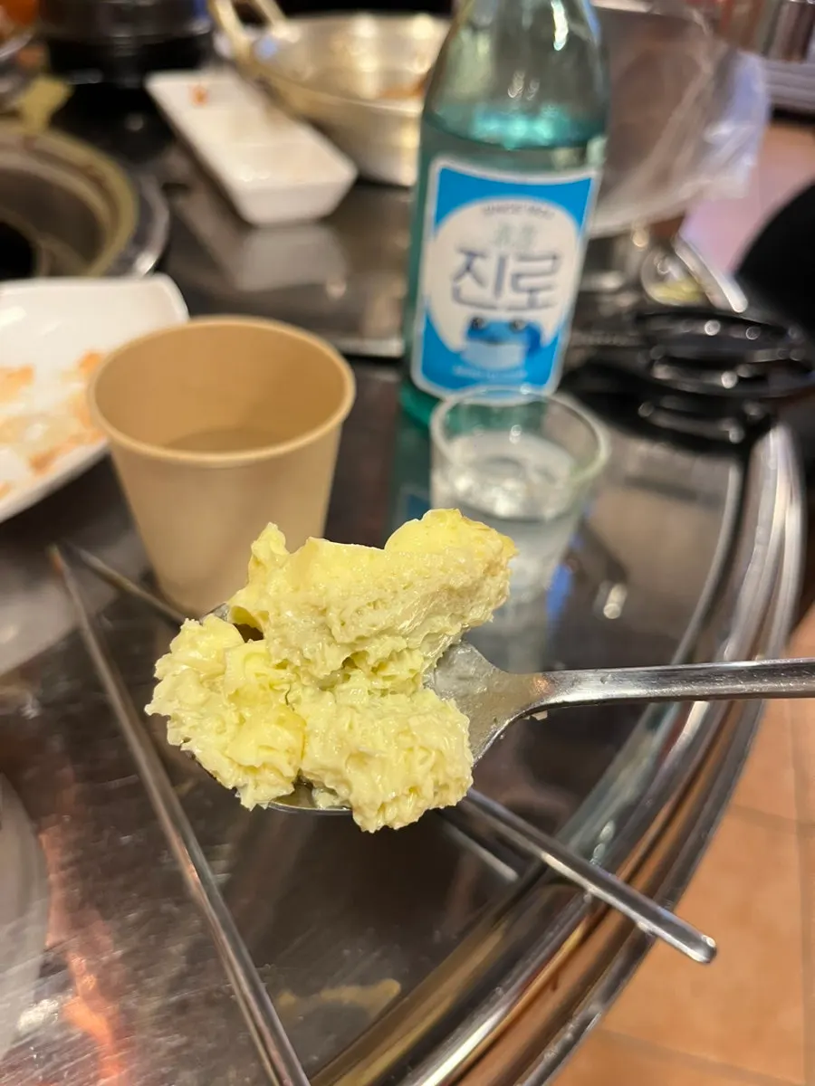 Choerutan rice ball mixed instead of shaped
