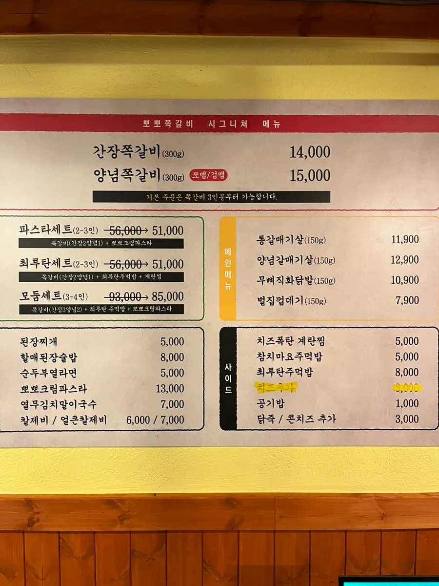 Soy sauce jjokgalbi that suited the writer's taste more