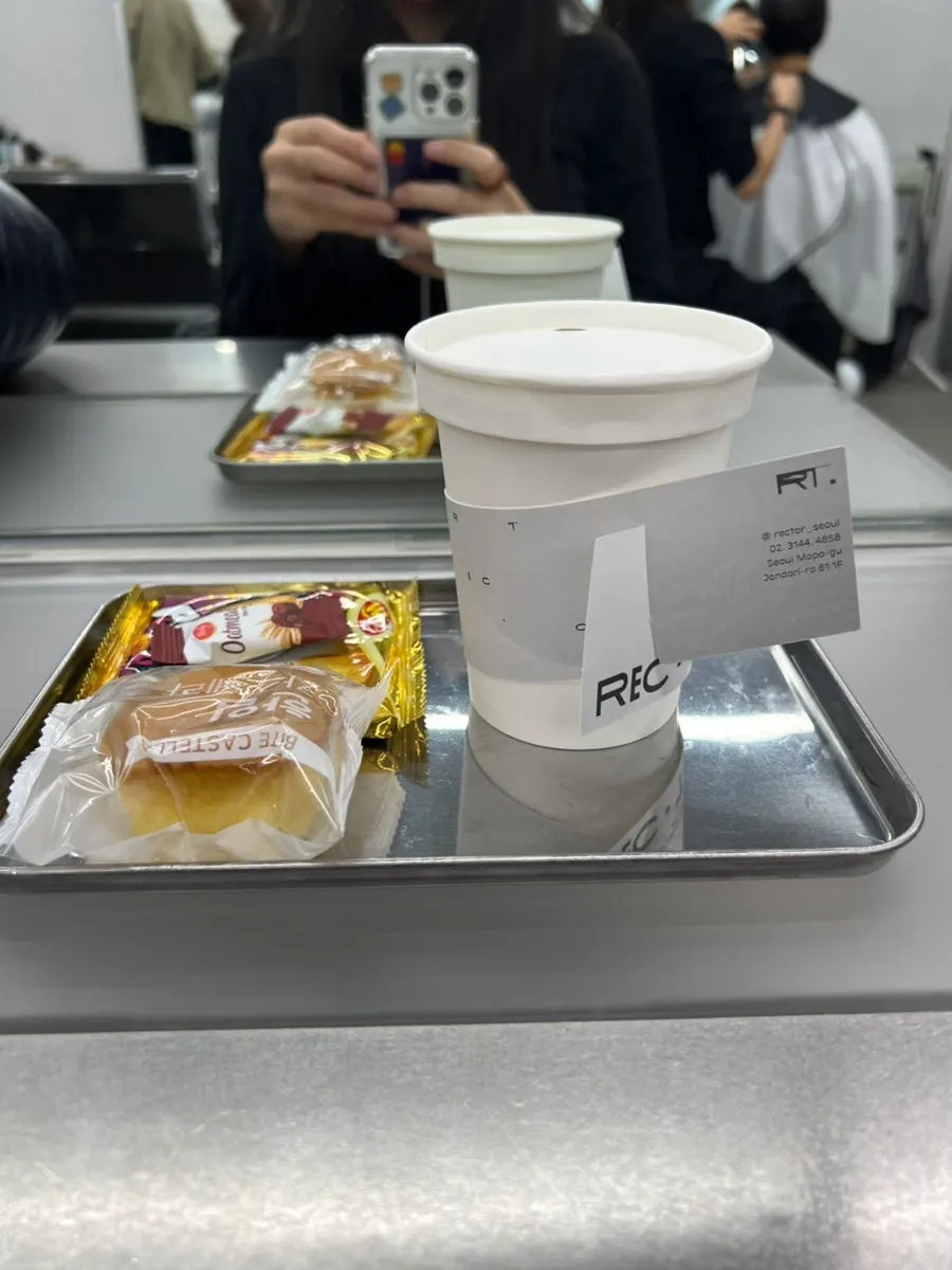 Tea and snacks spread