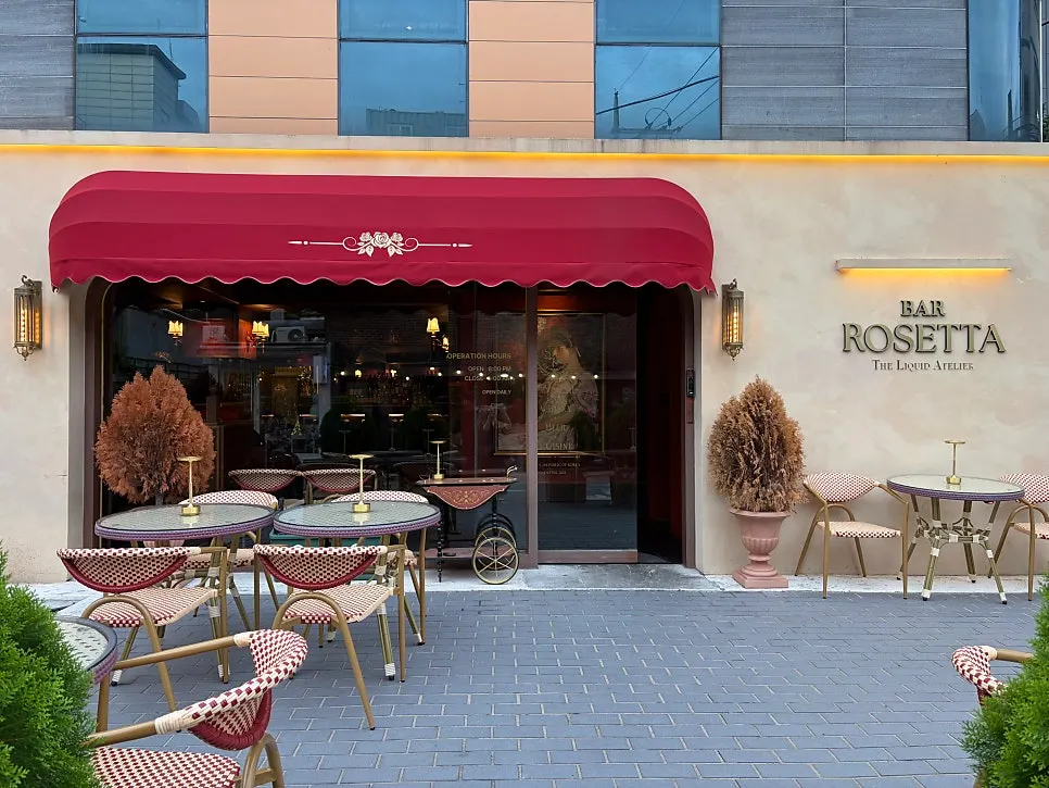 Rosetta's European-style storefront