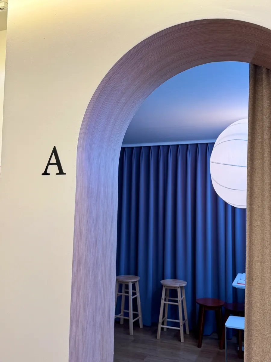 Entrance to the Cinema Blue concept Room A