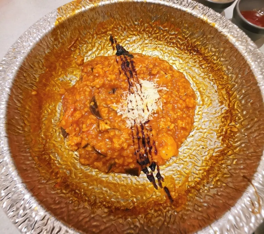 즉석에서 만들어주는 토마토 리조또