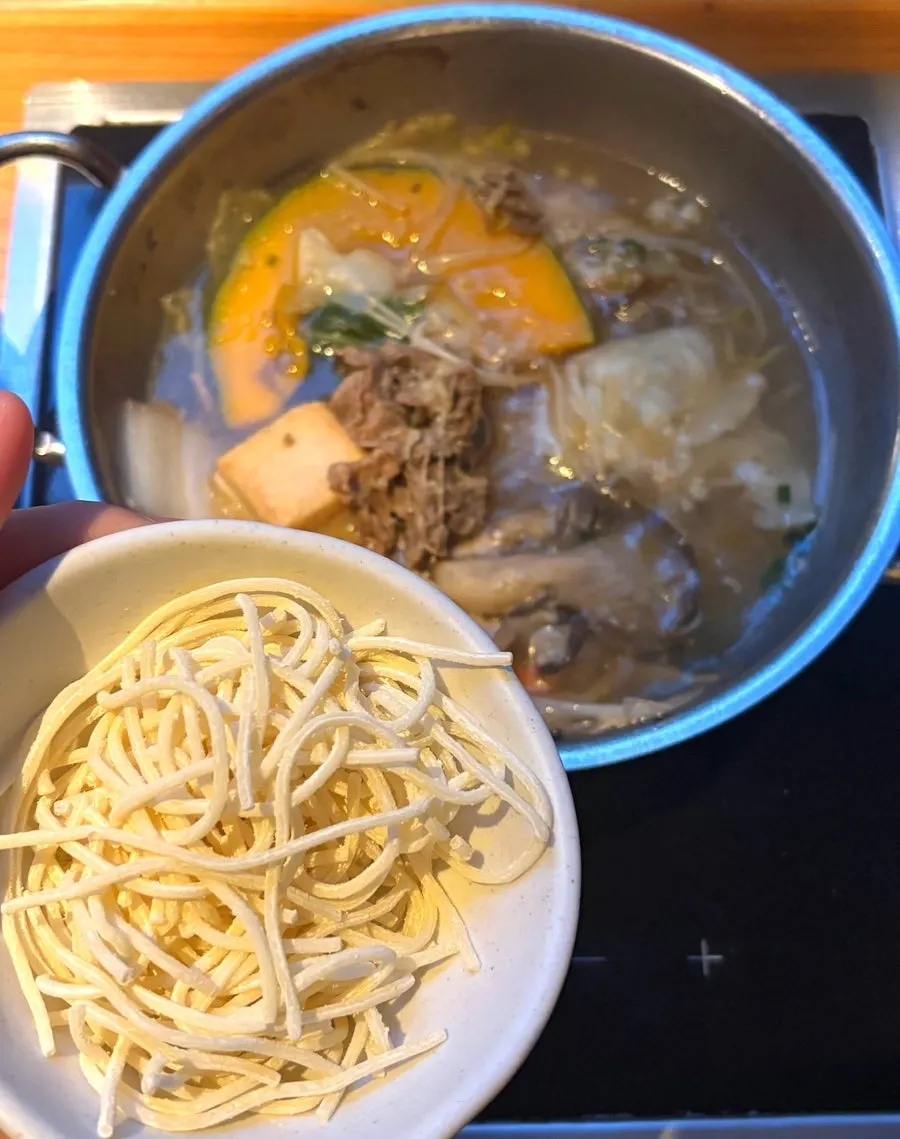 기본으로 제공되는 생면 사리
