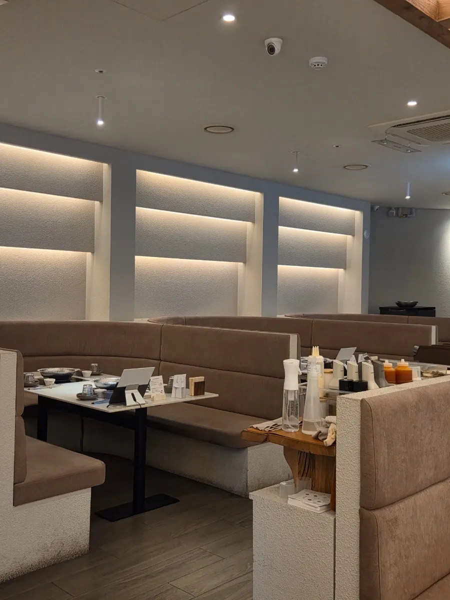 Shabu in Seoul合井店內部座位