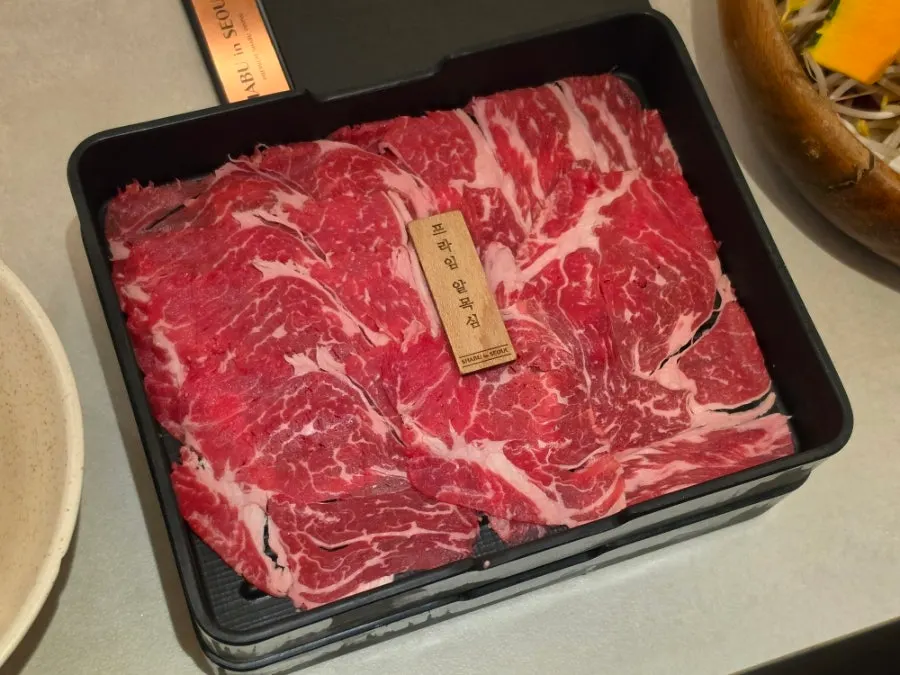 Beautifully plated prime chuck flat meat