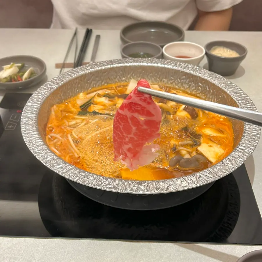 프라임앵거스 살치살 샤브정식
