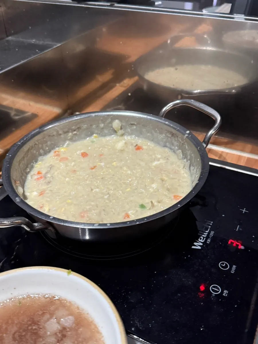 The finished self-made porridge at Nahonsha