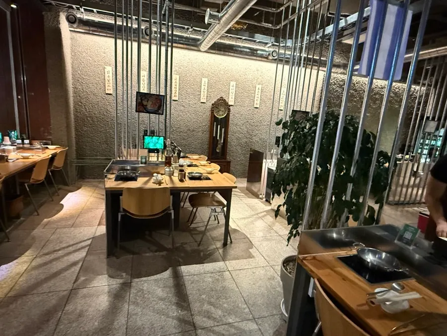 View of Nahonsha's seating and walkway