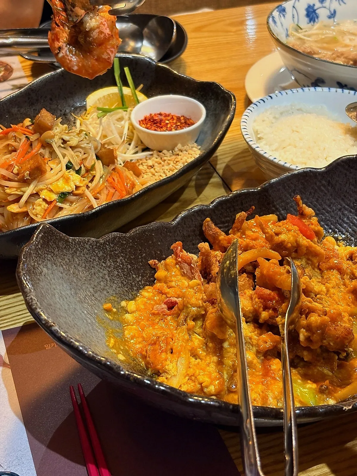Thai food at Saeng Augustine in Mecenatpolis