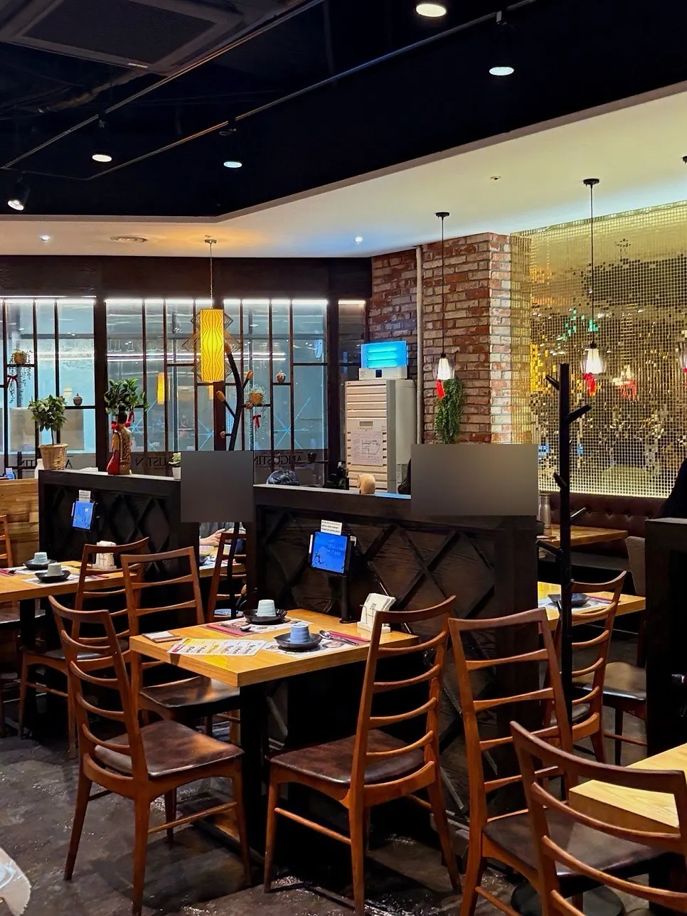 Interior seating area at Saeng Augustine Hapjeong Branch