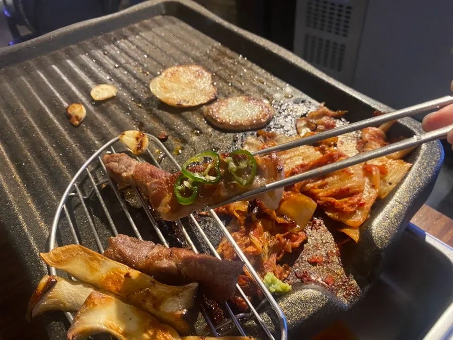 된장찌개 국물에 밥을 만 된장술밥