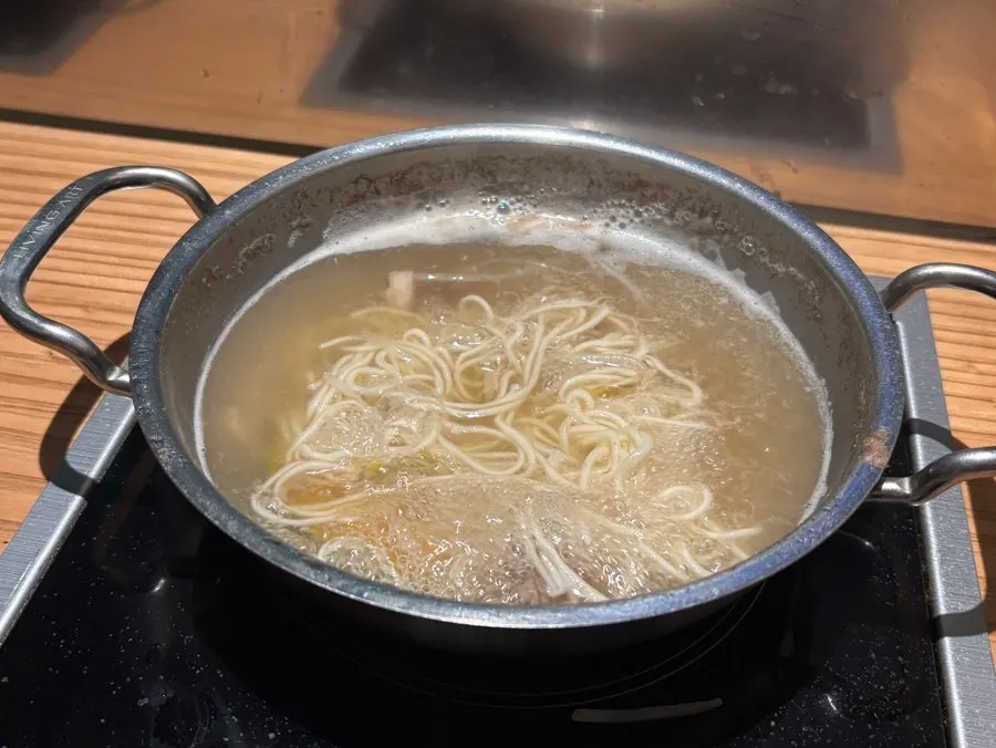 샤브샤브 마무리 면 요리