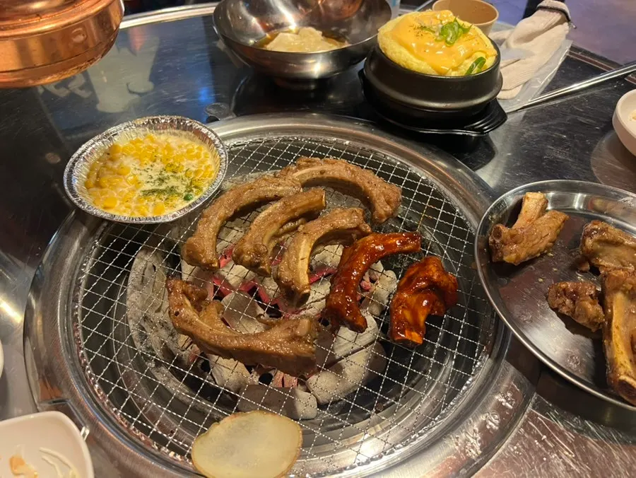 Champpoppo Jjokgalbi menu board