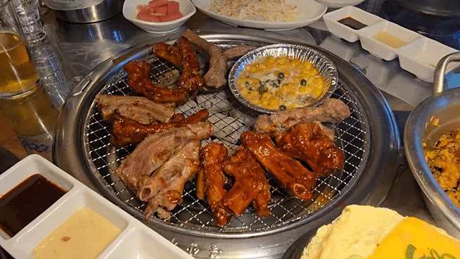 Champpoppo Jjokgalbi found for dinner drinks