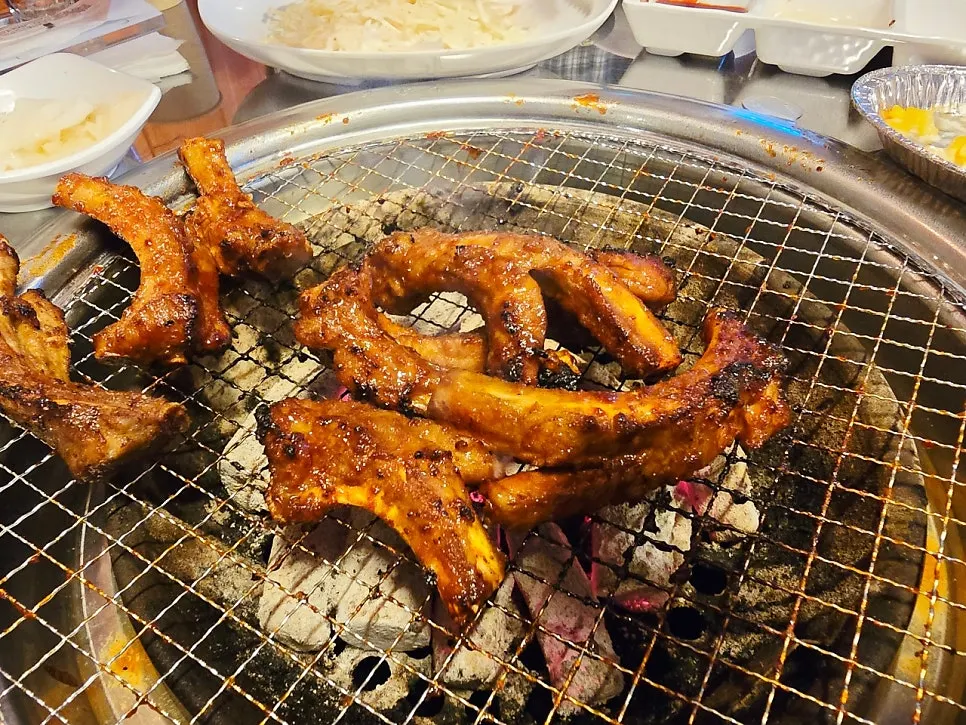 Pork ribs in sweet soy-sauce seasoning
