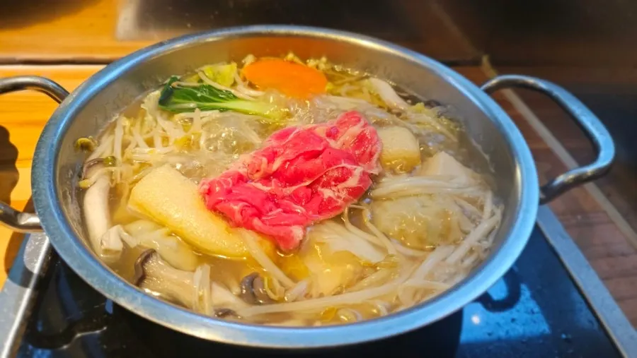 나혼샤 맑은탕 샤브 한 그릇