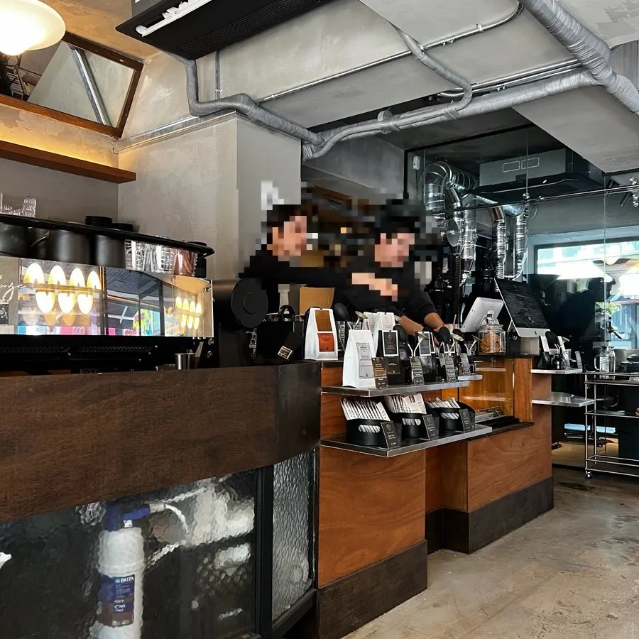 Two-person table inside Central Site Hapjeong