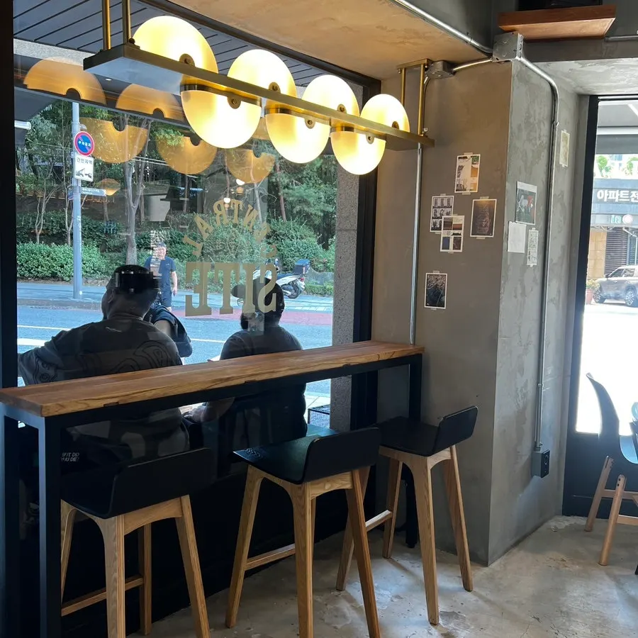 Outdoor terrace seating at Central Site Hapjeong