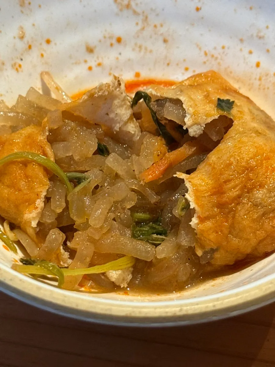 Extra fried tofu for shabu-shabu