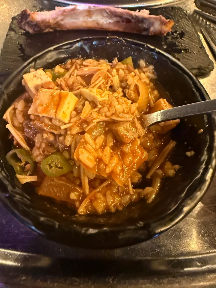 마무리로 주문한 된장술밥