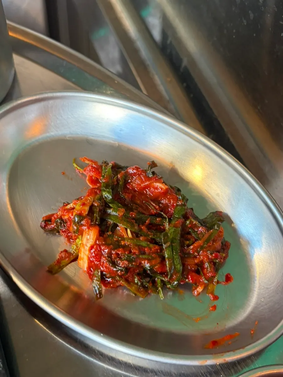 Spicy crab served as a basic side dish