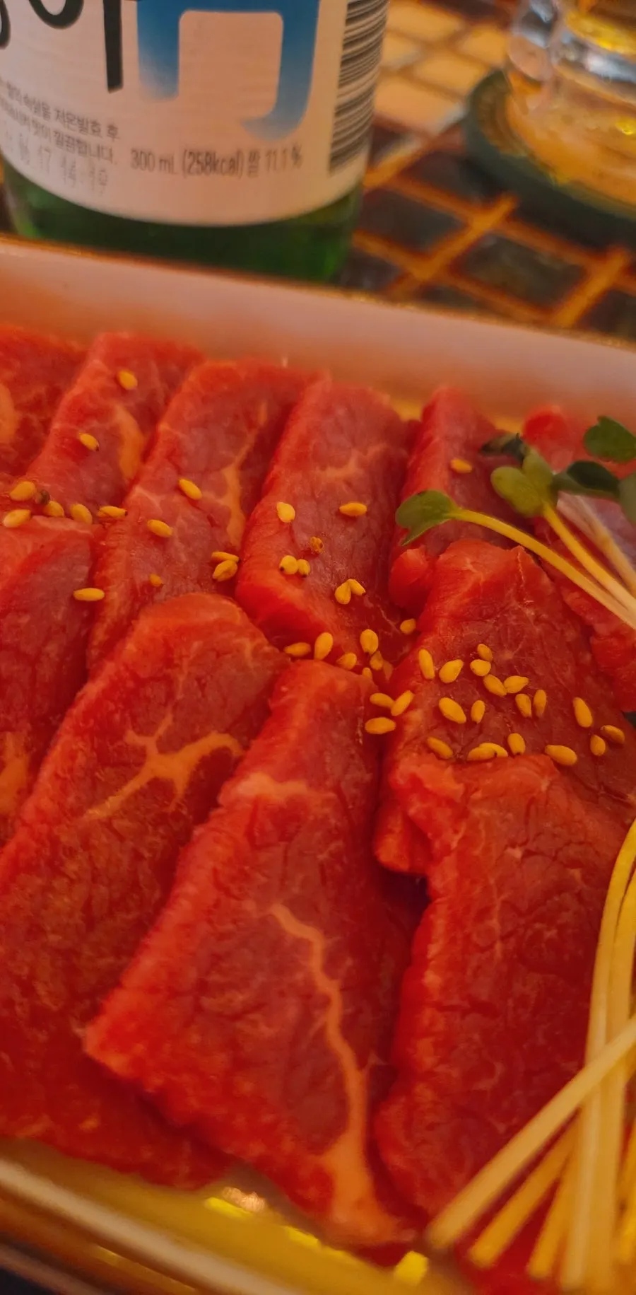 Korean beef yuk sashimi